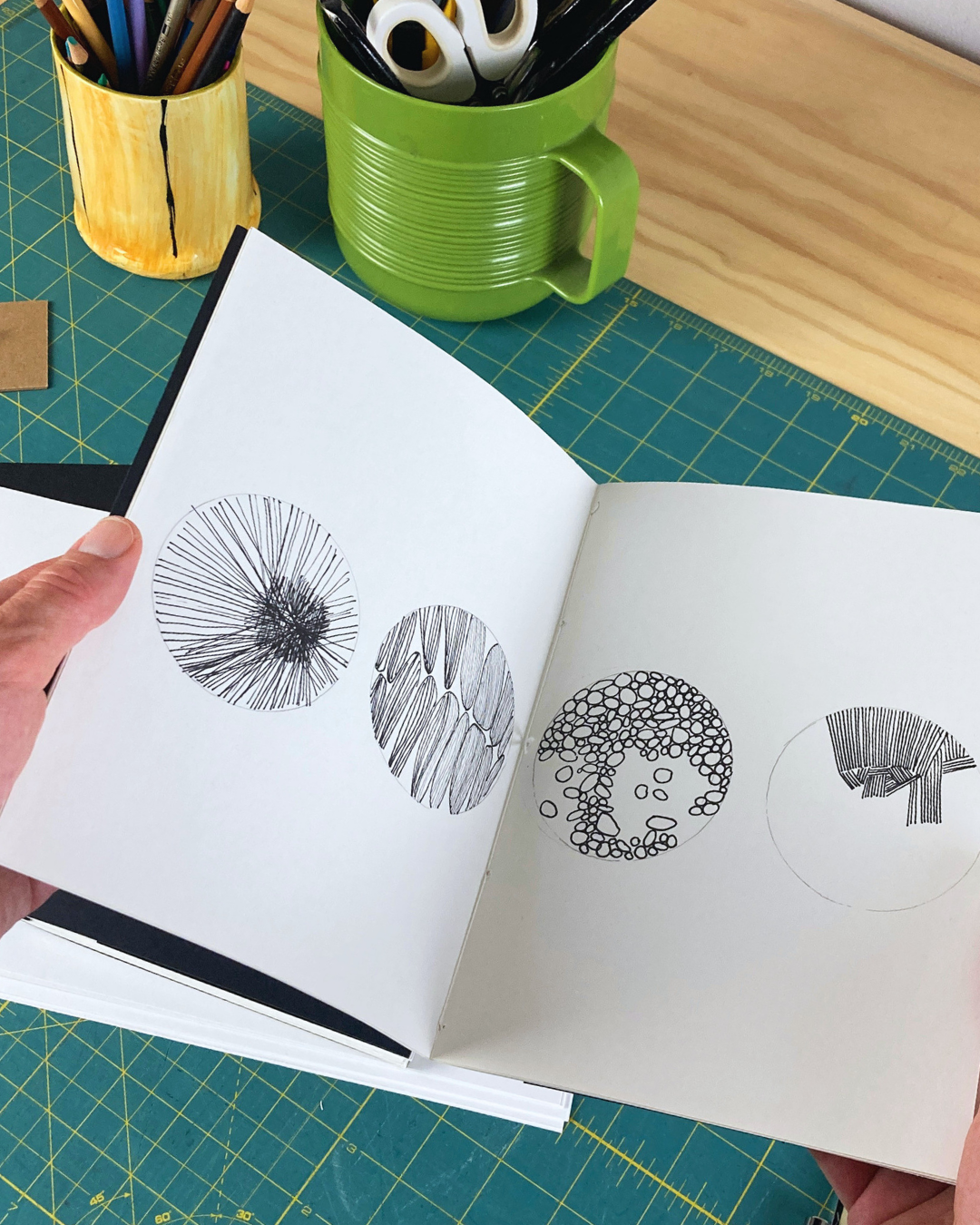Hand Stitched Sketchbooks for Creative Drawing
