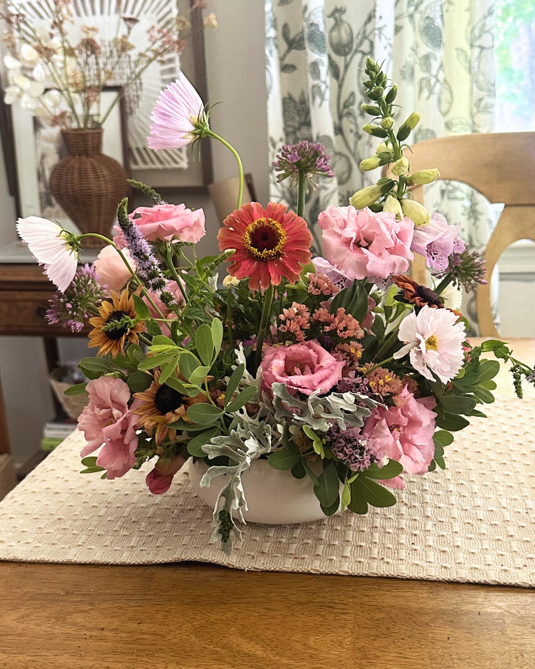 Inspiration from the Garden: Floral Arranging + Watercolor Painting
