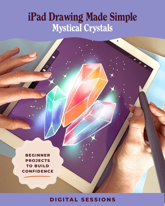 iPad Drawing Made Simple: Mystical Crystals