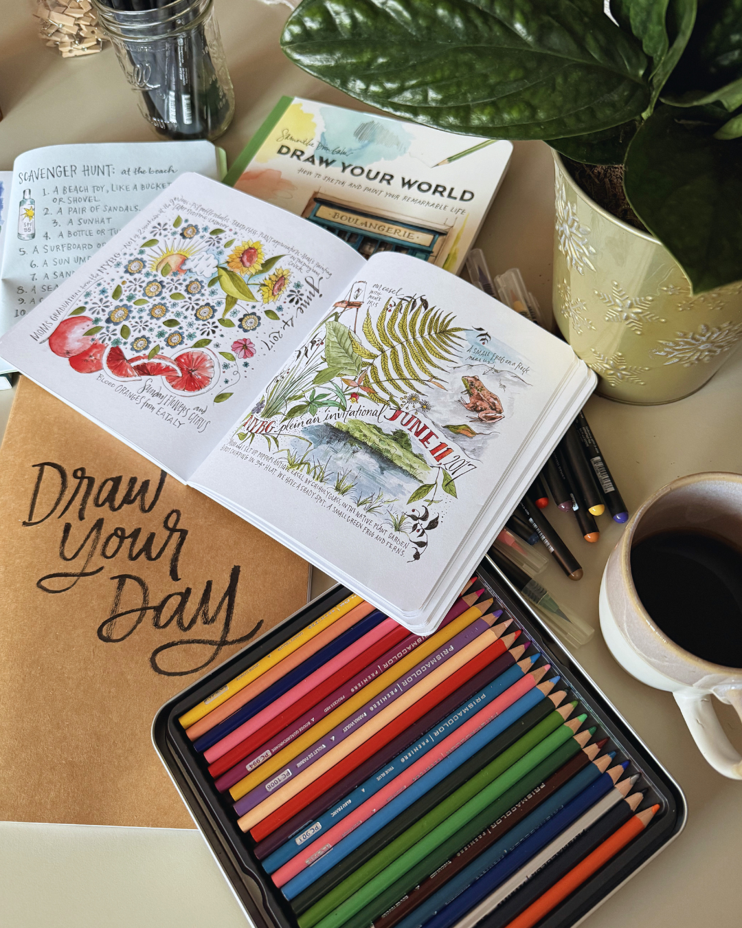 Draw Your Day: Gratitude Sketch Journaling