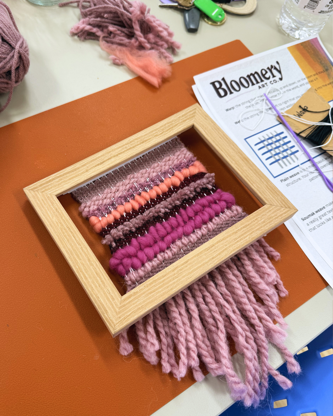 Fall Framed Loom Weaving