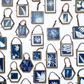 Blue & White Cyanotype Holiday Ornaments