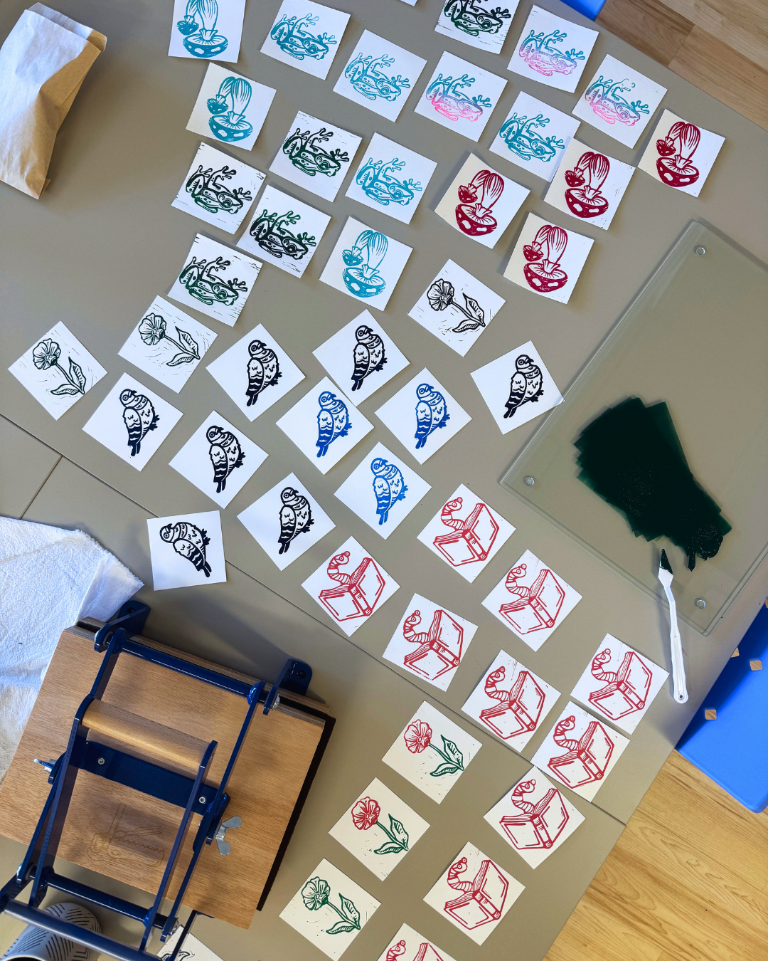 Linocut Stamp Carving for Beginners