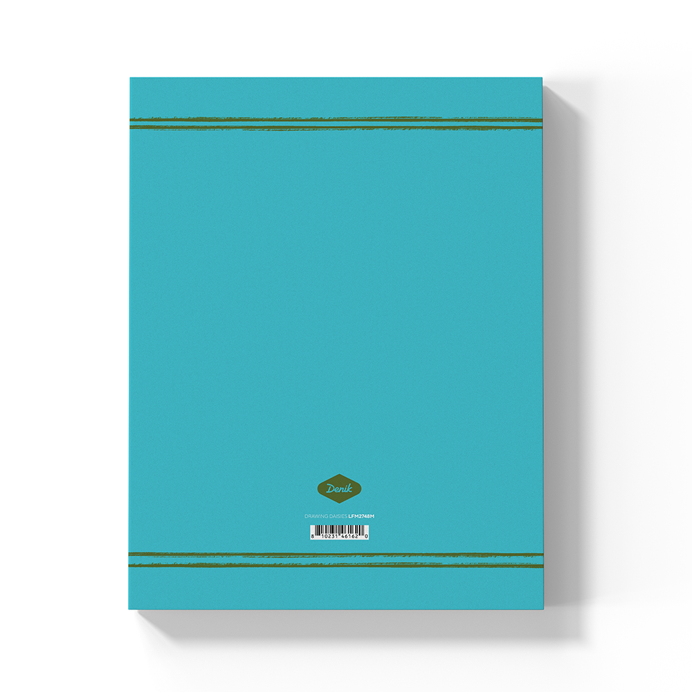 Daisies Layflat Mixed Media Notebook