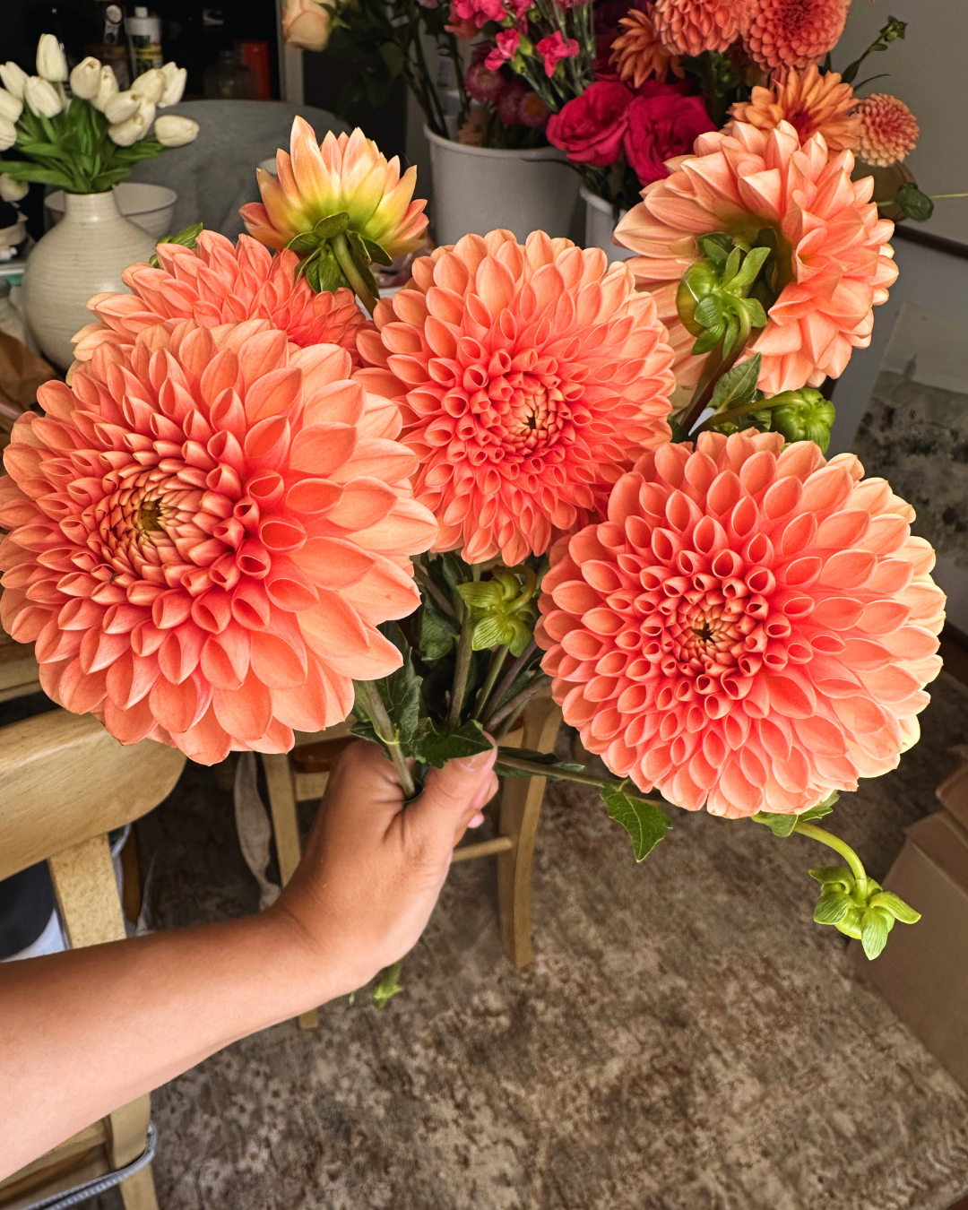 Inspiration from the Garden: Floral Arranging + Watercolor Painting