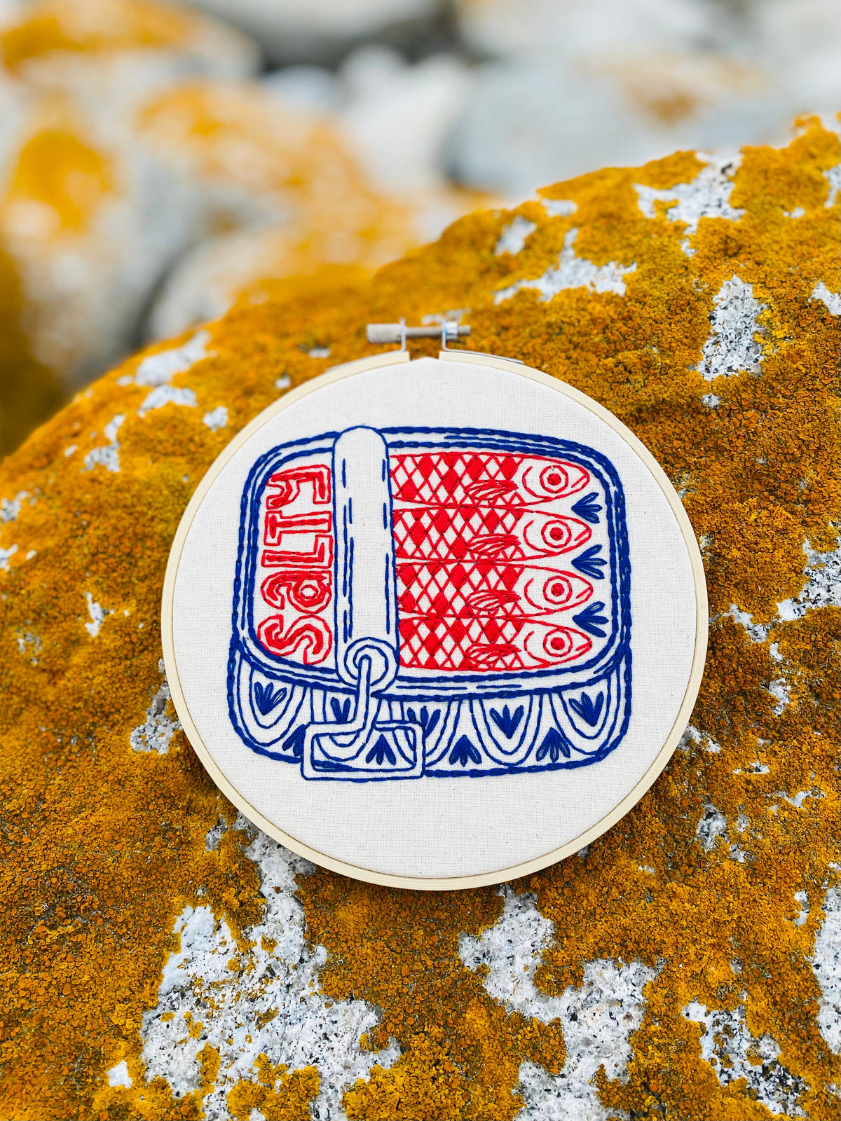 Sardines DIY Embroidery Kit
