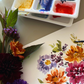 Inspiration from the Garden: Floral Arranging + Watercolor Painting