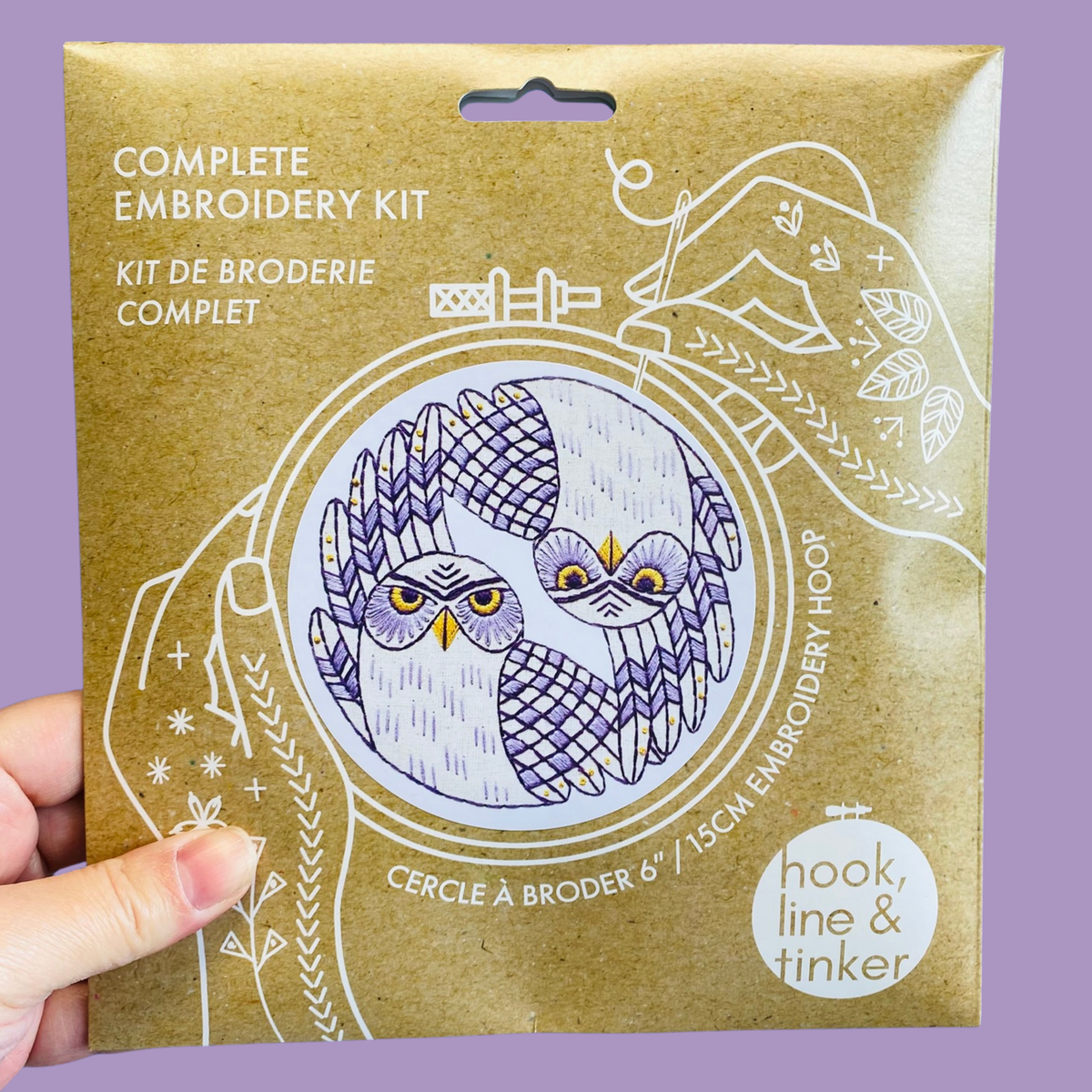Burrowing Owls DIY Embroidery Kit