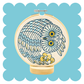 Saw-Whet Owl DIY Embroidery Kit