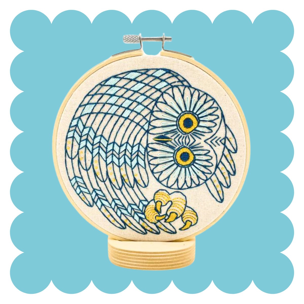 Saw-Whet Owl DIY Embroidery Kit