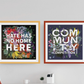 Community Over Competition Wall Art