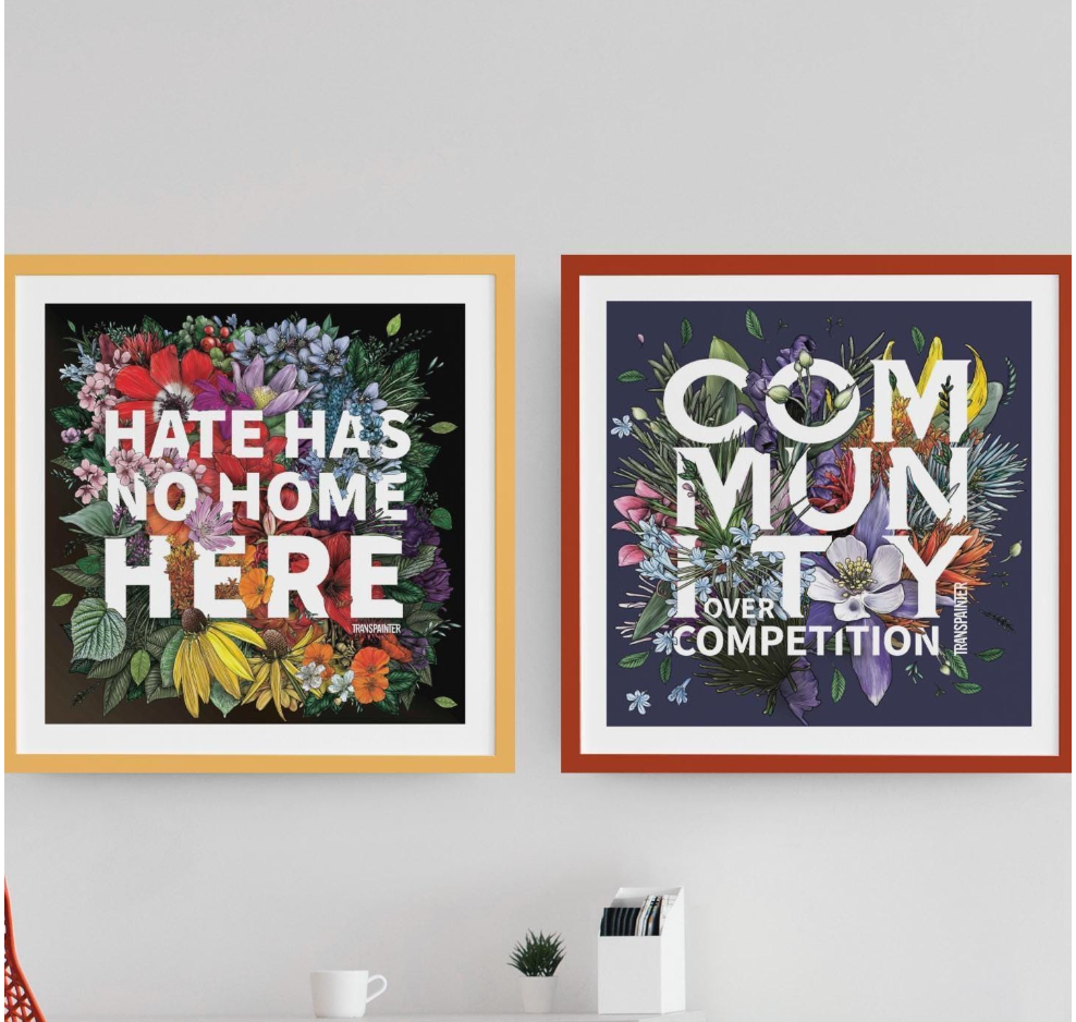 Community Over Competition Wall Art