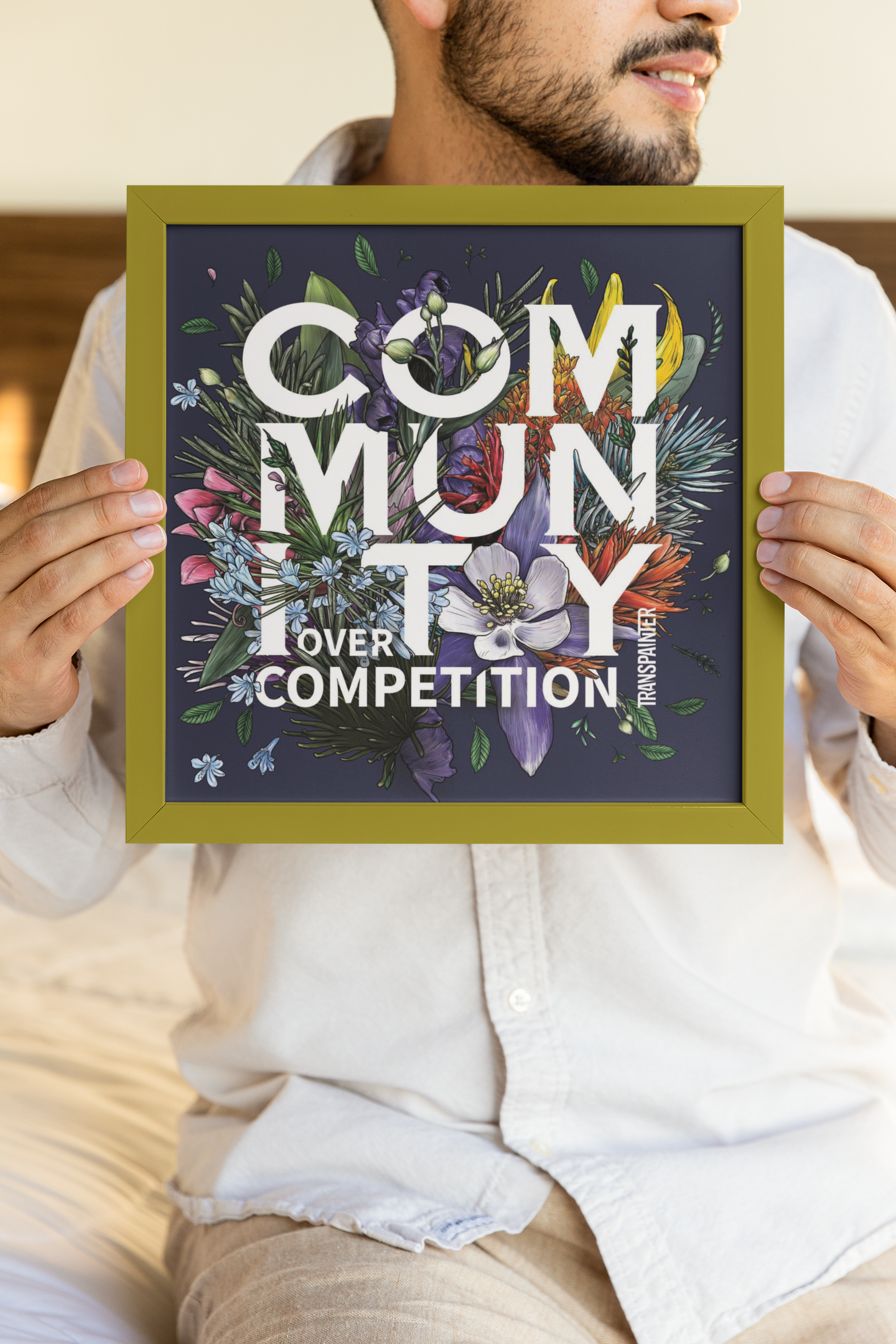 Community Over Competition Wall Art