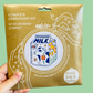 Milk Carton DIY Embroidery Kit