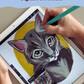 Digital Pet Portraits