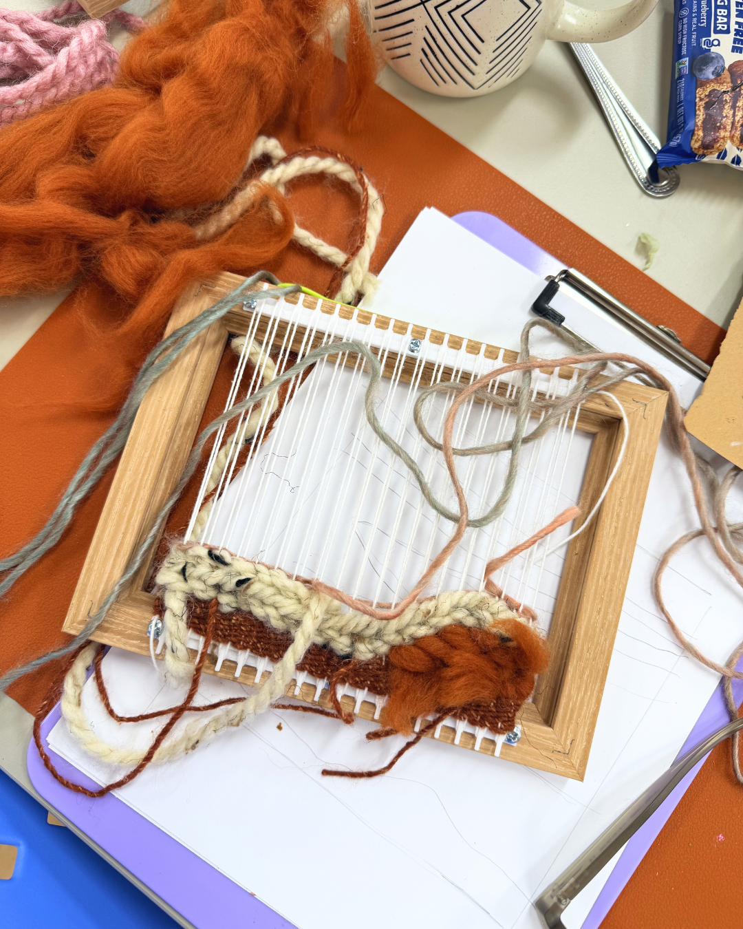 Fall Framed Loom Weaving