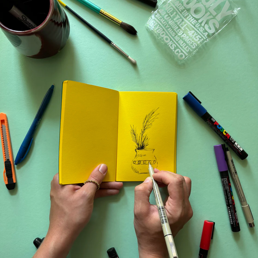 Colorful Sketchbooks | Lemon Shock No.1 (Perfect Bound 3 Pack)