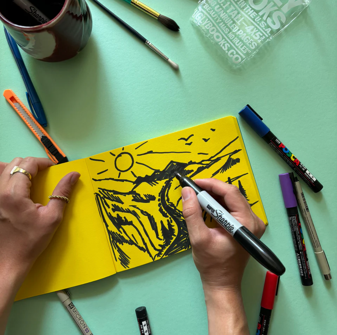 Colorful Sketchbooks | Breakers No.2 (Perfect Bound 3 Pack)