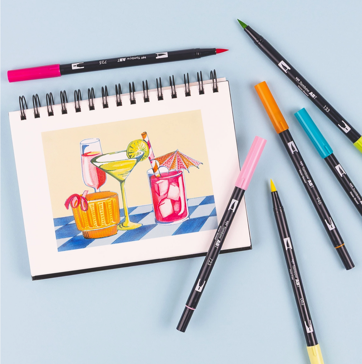 Happy Hour – Dual Brush Pen 6-Pack