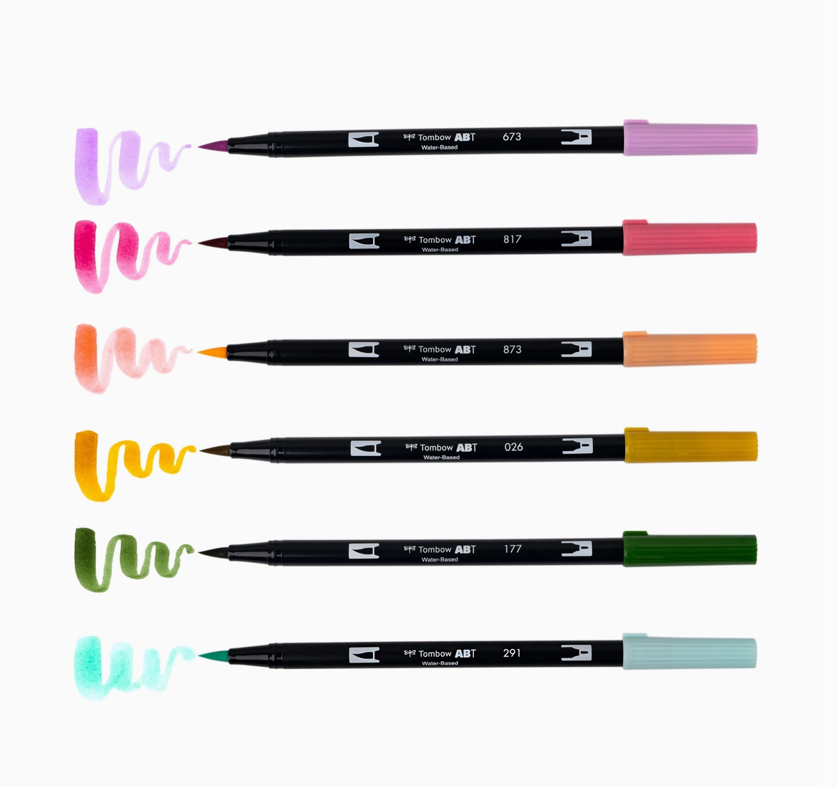 Teatime – Dual Brush Pen 6-Pack