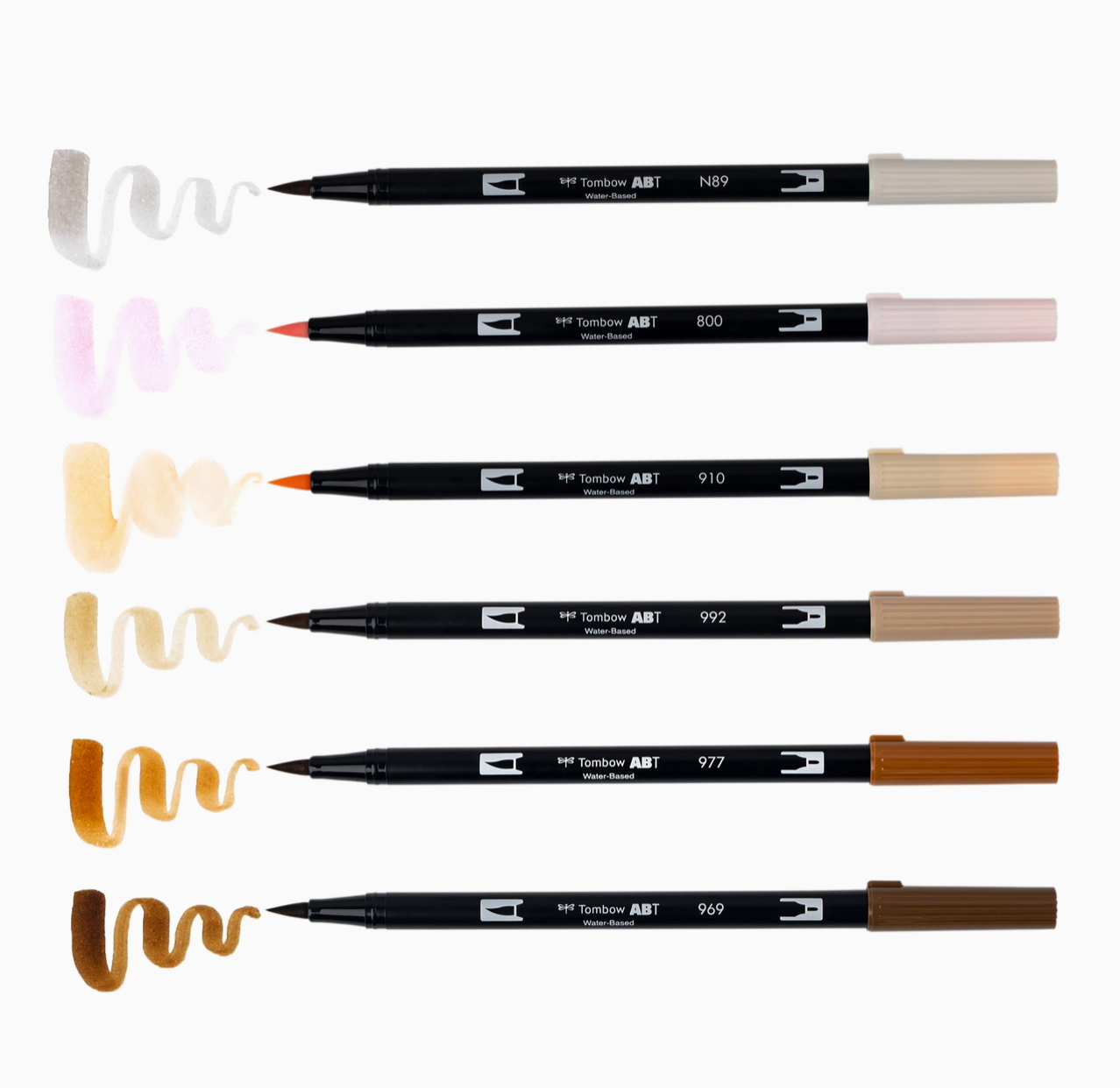 Coffee Break – Dual Brush Pen 6-Pack