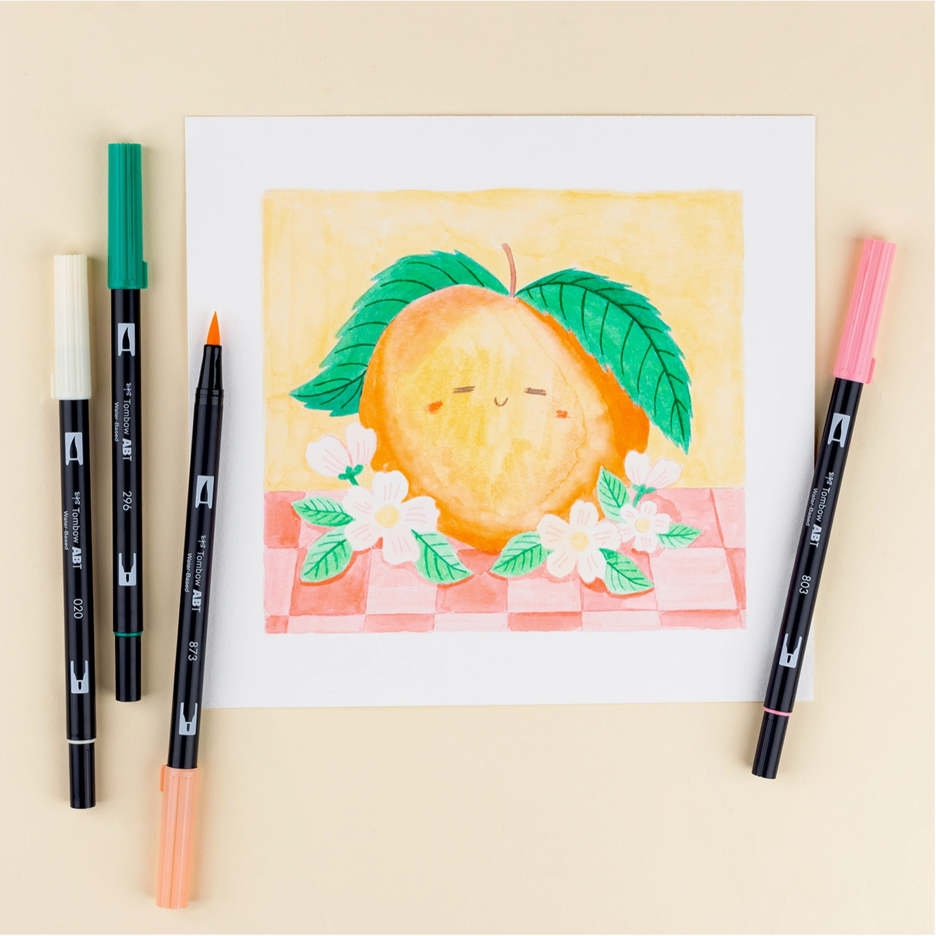 Just Peachy – Dual Brush Pen 6-Pack