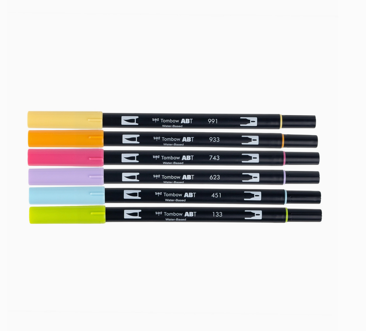 Yay Sorbet – Dual Brush Pen 6-Pack
