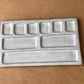 Handmade Ceramic Artist Paint Palette (Large 9-Pan)