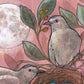 Strawberry Moon 8x8" Art Print