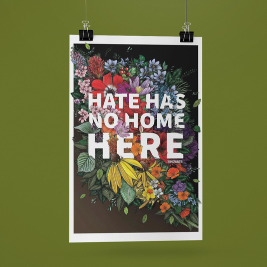 Hate Has No Home Here Wall Art