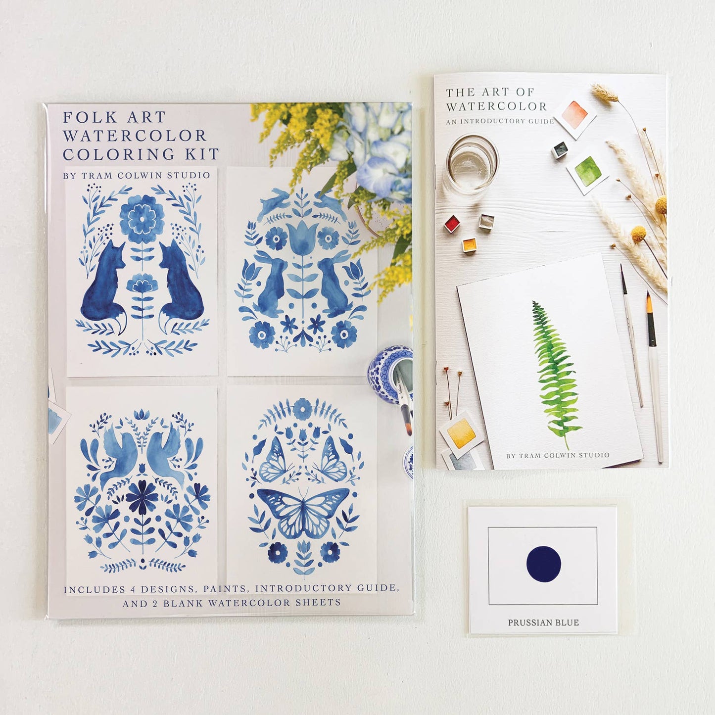 Folk Animals Watercolor DIY Art Kit