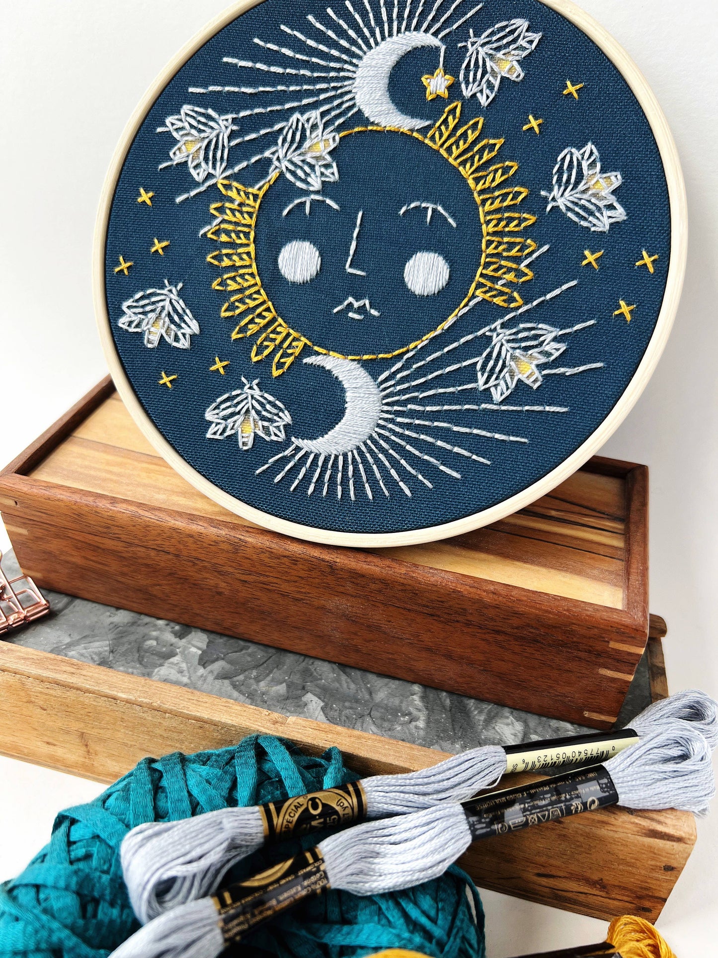 Moonglow Embroidery DIY Art Kit