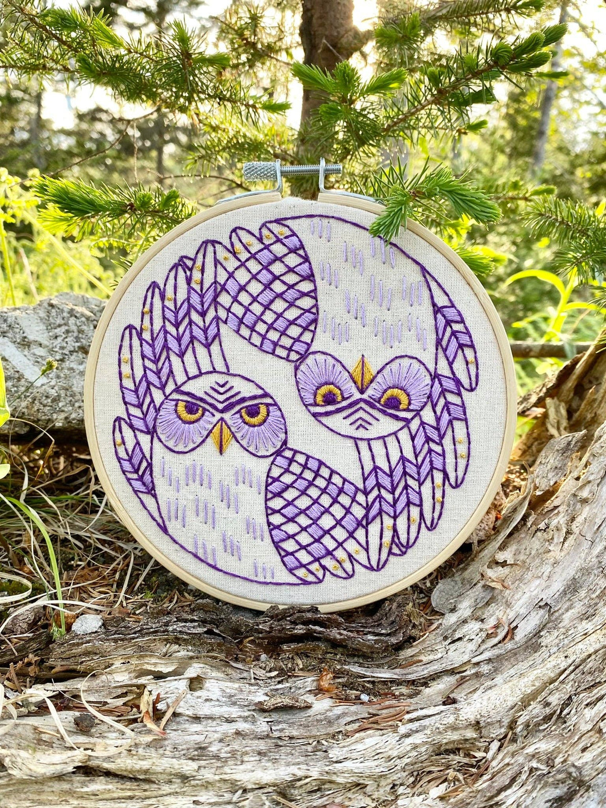 Burrowing Owls DIY Embroidery Kit