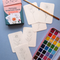 Paintable Watercolor Card Deck — Summer Flowers