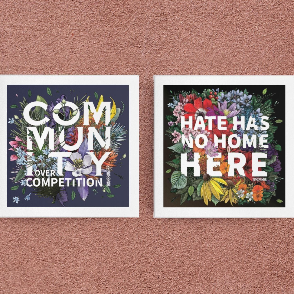 Community Over Competition Wall Art