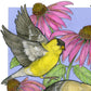 A Charm of Finches Art Print