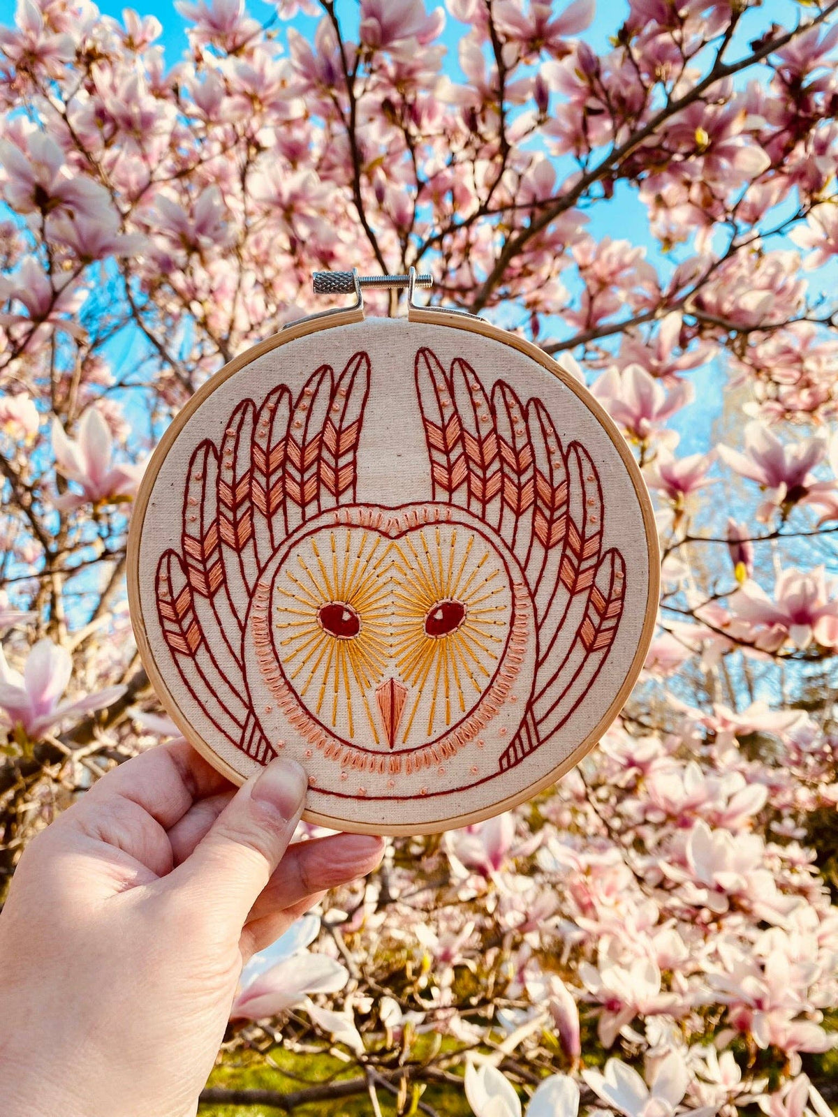 Barn Owl DIY Embroidery Kit