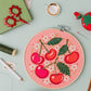 Cherries Embroidery DIY Kit