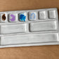 Handmade Ceramic Artist Paint Palette (Large 9-Pan)