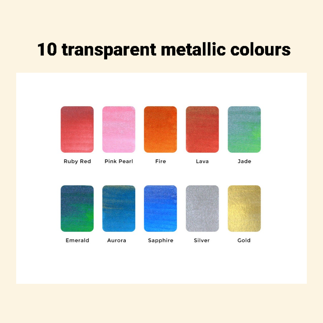 Viviva Transparent Metallics Colorsheets