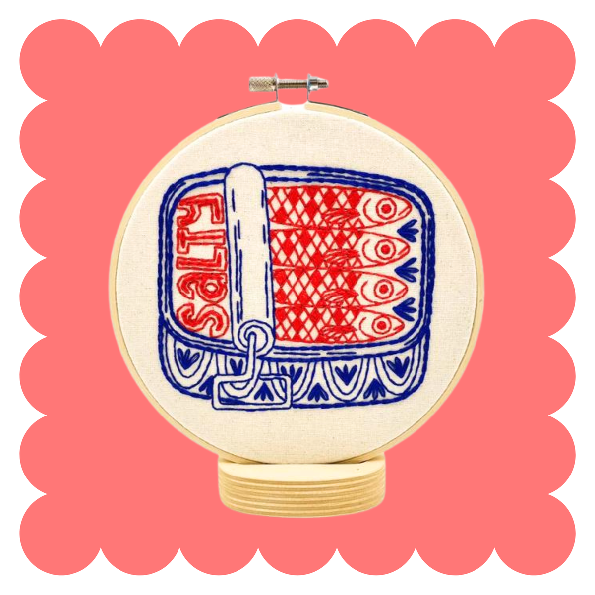 Sardines DIY Embroidery Kit