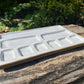 Handmade Ceramic Artist Paint Palette (Large 9-Pan)