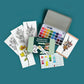 Wildflower Meadow Watercolor Painting DIY Art Kit