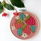 Strawberries Embroidery DIY Art Kit