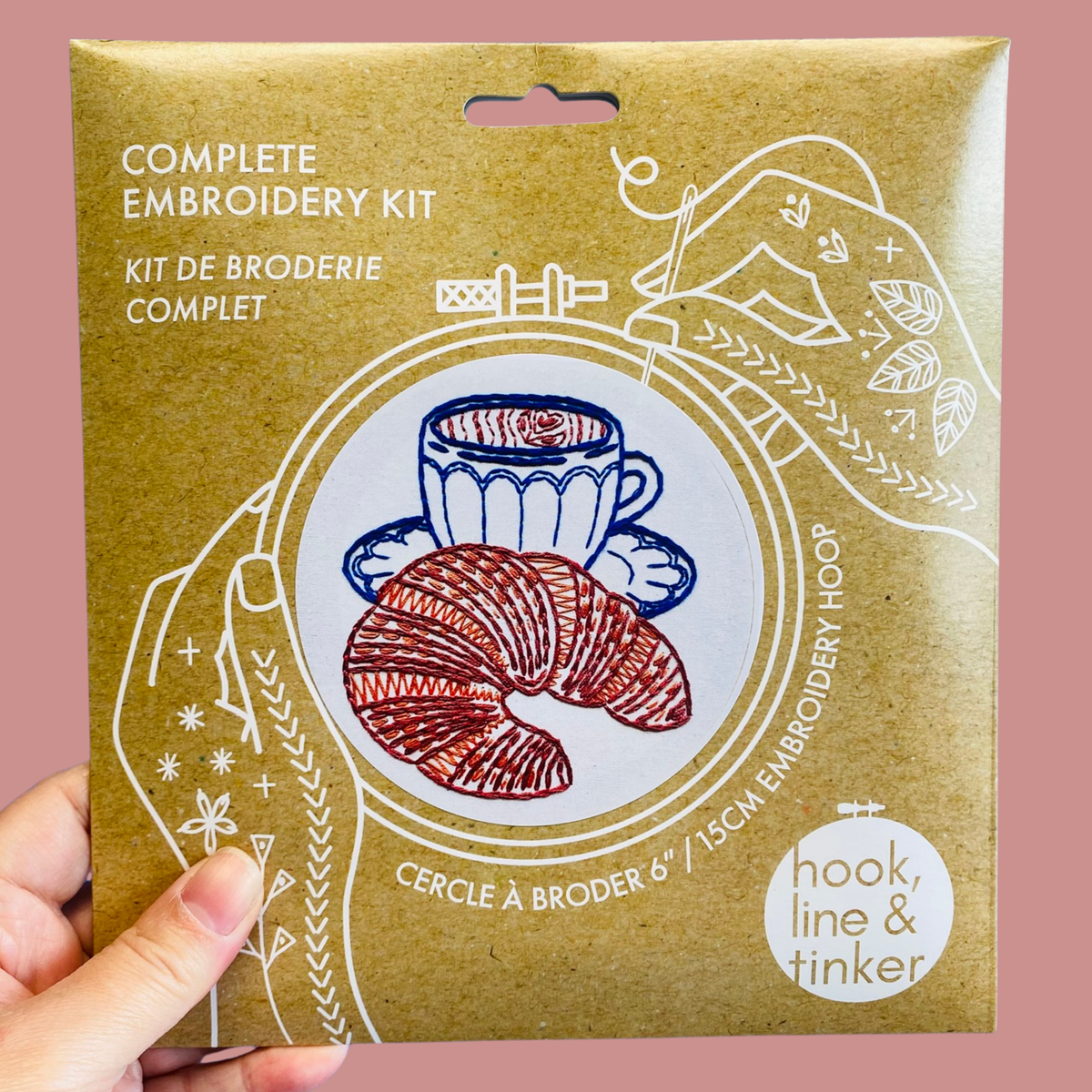 Croissant DIY Embroidery Kit