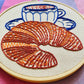 Croissant DIY Embroidery Kit