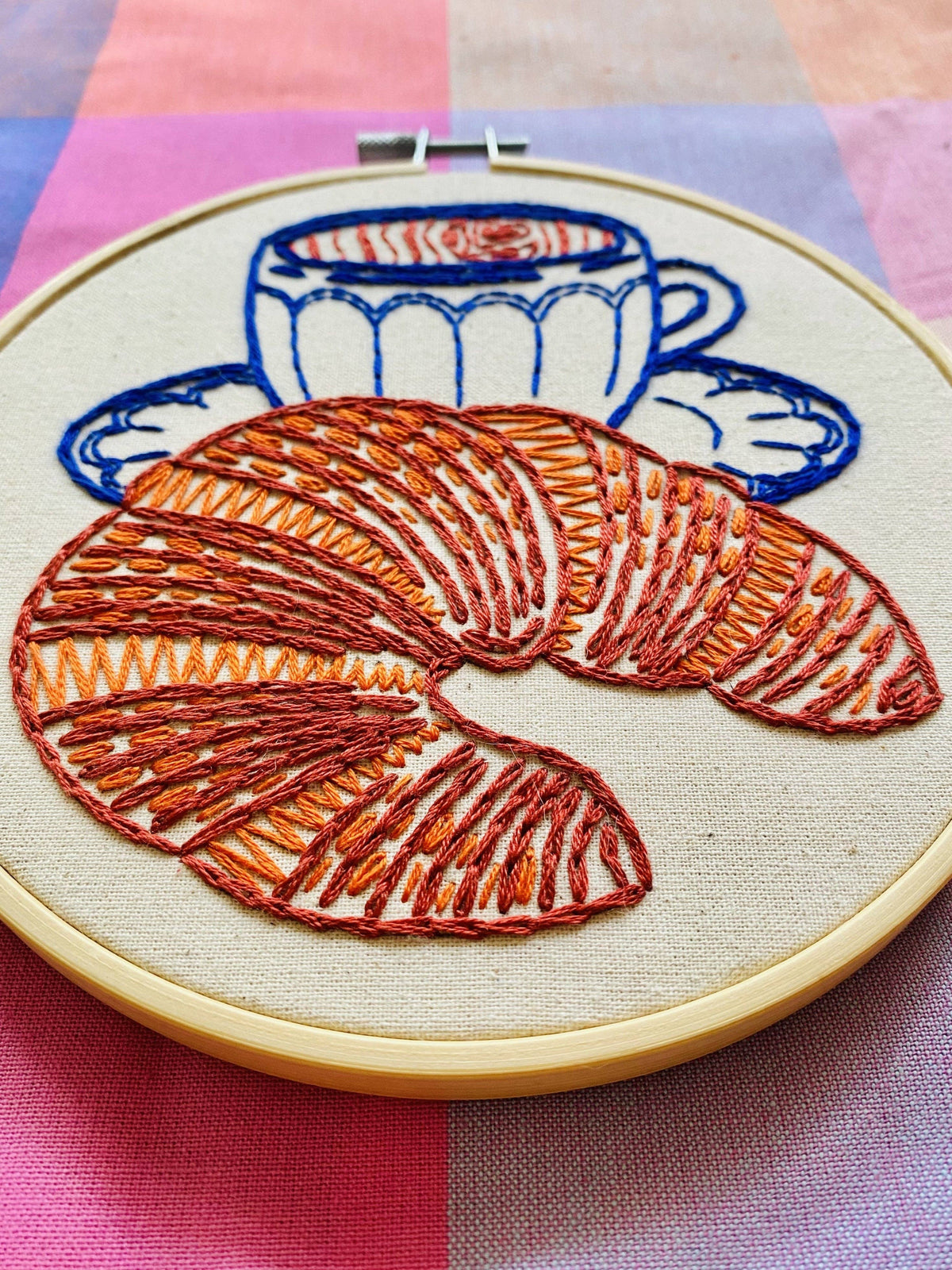 Croissant DIY Embroidery Kit