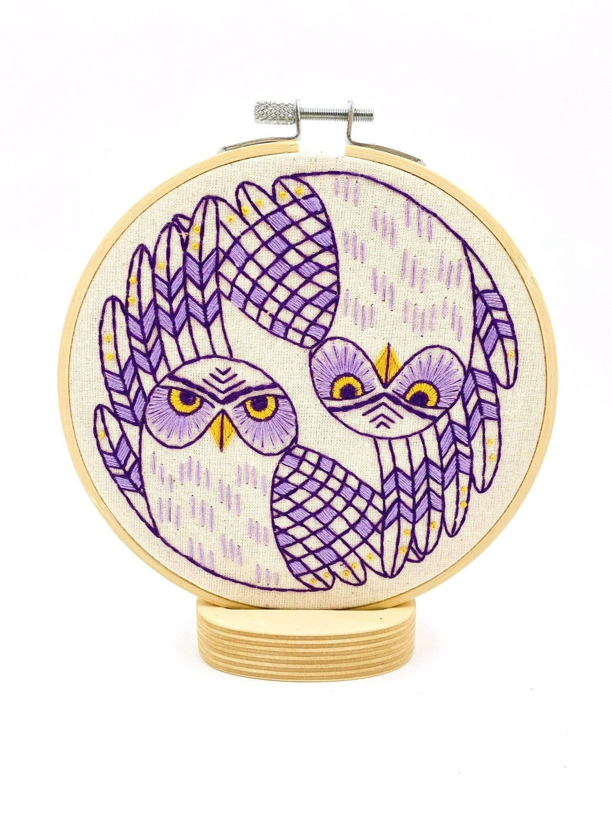 Burrowing Owls DIY Embroidery Kit