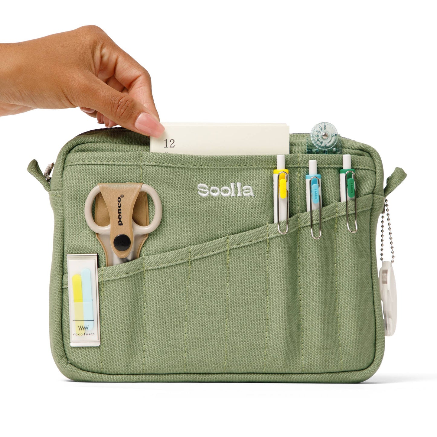 Soolla® Studio Pouch, Good Earth Green